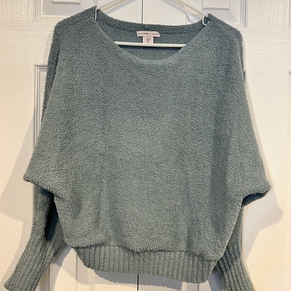 blue sweater small